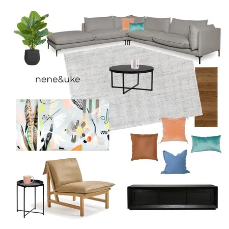 Tony & Ange Lounge room Interior Design Mood Board by nene&uke on Style Sourcebook