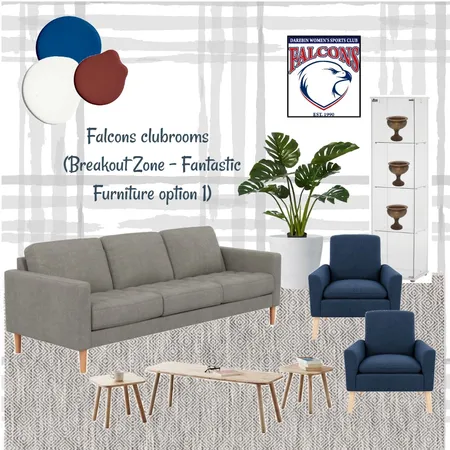 Falcons clubrooms_Fantastic Furniture v1 Interior Design Mood Board by The Creative Advocate on Style Sourcebook