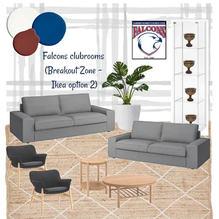 Falcons clubrooms_Breakout zone Ikea option 2 Interior Design Mood Board by The Creative Advocate on Style Sourcebook