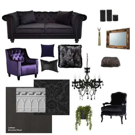 Gothic Interior Design Mood Board by Elishia on Style Sourcebook