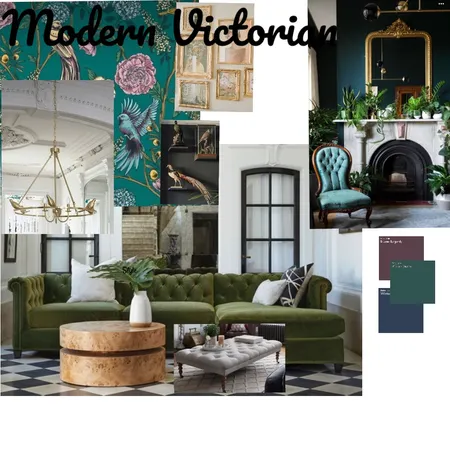 Modern Victorian Interior Design Mood Board by Penny peach on Style Sourcebook