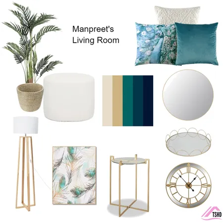 Manpreet's Living Room Interior Design Mood Board by stylishhomedecorator on Style Sourcebook