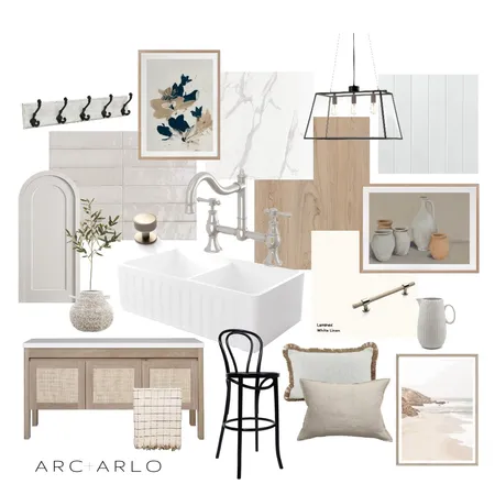 Farmhouse Kitchen Interior Design Mood Board by Arc and Arlo on Style Sourcebook