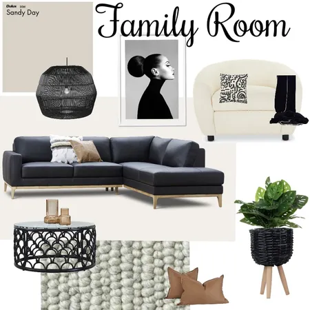 Family Room Interior Design Mood Board by Holmesby Interiors on Style Sourcebook