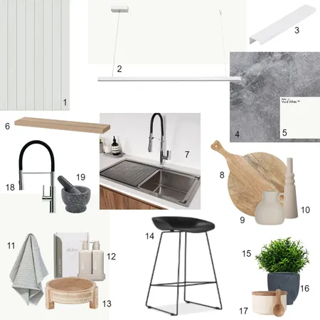 Mary Inn - Sample Board Interior Design Mood Board by AJ Lawson Designs on Style Sourcebook