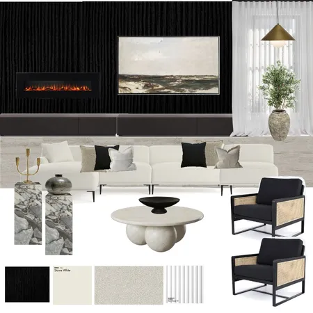 Livingroom Interior Design Mood Board by Cara.MaisonEdited on Style Sourcebook