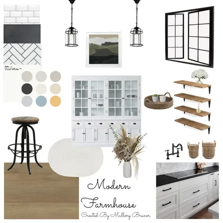 Module 3- Modern Farmhouse Interior Design Mood Board by m,alloryjb on Style Sourcebook