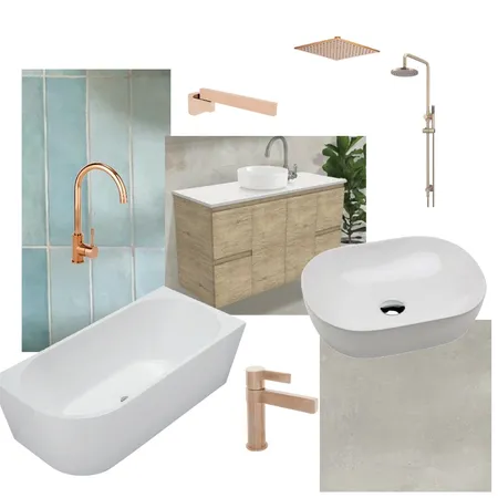 main bathroom: gold Interior Design Mood Board by Ed on Style Sourcebook