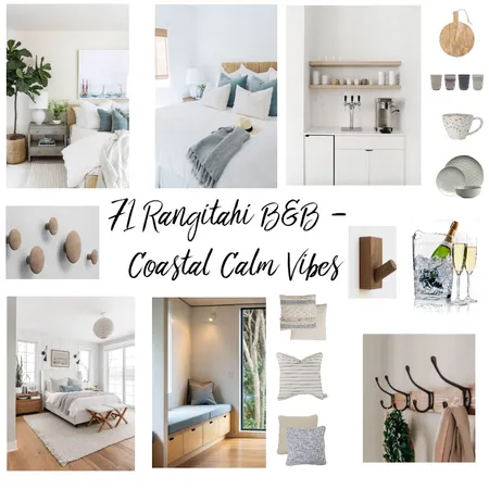 B&B Coastal Vibes Interior Design Mood Board by kshaw on Style Sourcebook