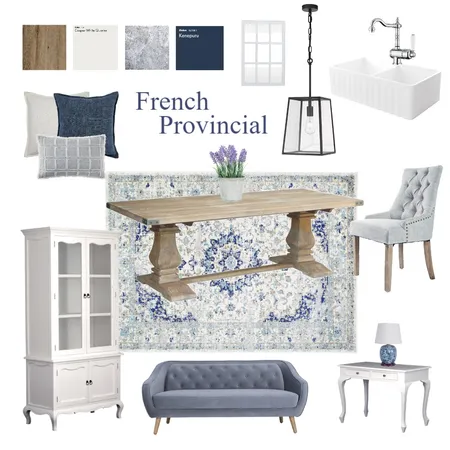 French Provincial Interior Design Mood Board by Rebecca Smith on Style Sourcebook