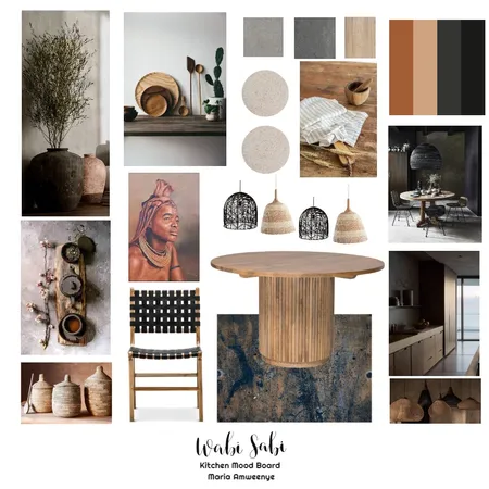 Module 3_Wabi Sabi Kitchen Interior Design Mood Board by Theopolina on Style Sourcebook