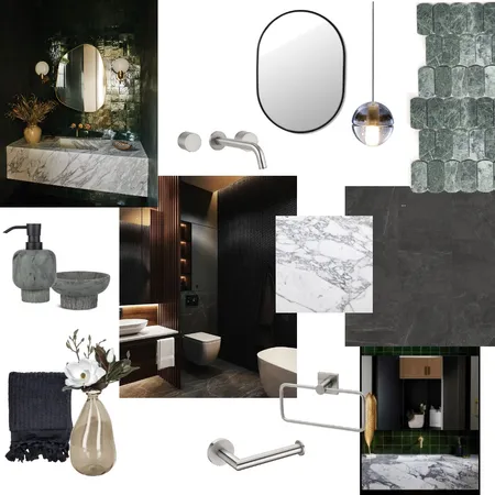 Daniela's Powder Room Mood Board Interior Design Mood Board by AJ Lawson Designs on Style Sourcebook