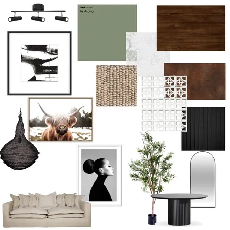 דירת רווק שחר Interior Design Mood Board by Ofir Assulin Design on Style Sourcebook