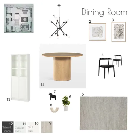 Dining Room Interior Design Mood Board by Miranda Nacarelli on Style Sourcebook