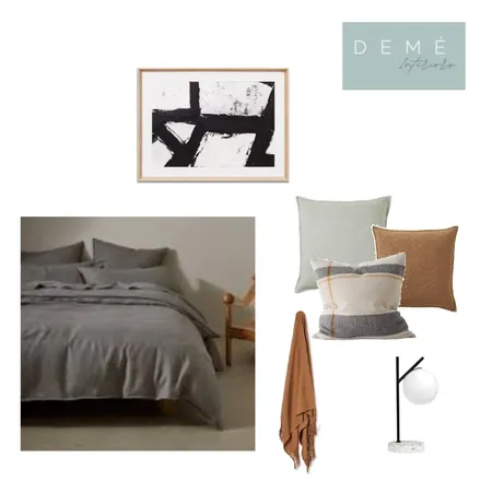 SK Bedroom Interior Design Mood Board by Demé Interiors on Style Sourcebook