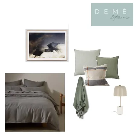 SK Bedroom v.2 Interior Design Mood Board by Demé Interiors on Style Sourcebook