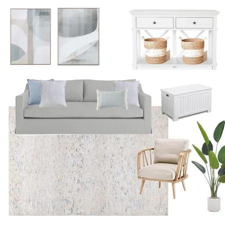 Hamptons Family Room Interior Design Mood Board by Eliza Grace Interiors on Style Sourcebook