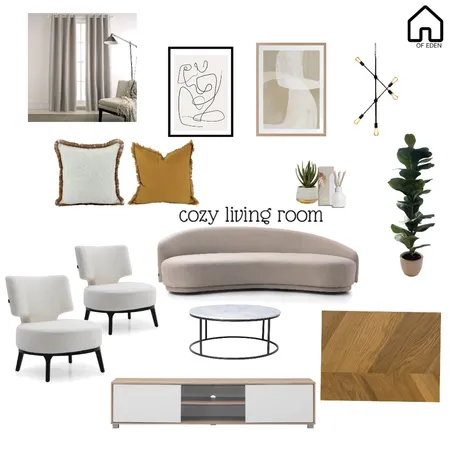 cozy living room Interior Design Mood Board by houseofeden on Style Sourcebook