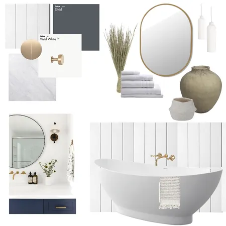 Coastal Bathroom Interior Design Mood Board by Stacey Newman Designs on Style Sourcebook