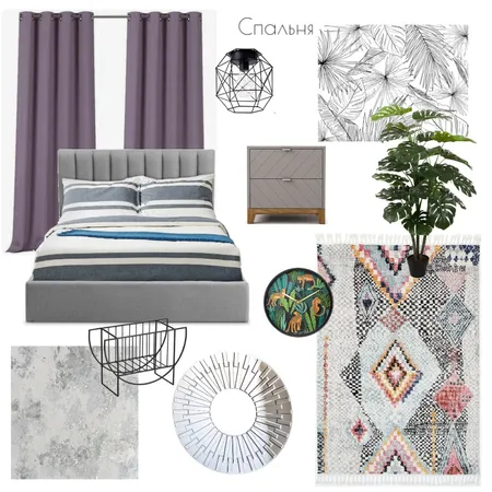 Спальня Interior Design Mood Board by Alexandra A. on Style Sourcebook