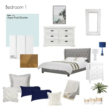 Bedroom 1 Interior Design Mood Board by Lucia Rhaden on Style Sourcebook