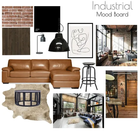 Industrial Mood Board Interior Design Mood Board by emilybover on Style Sourcebook