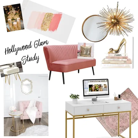 Hollywood glam Interior Design Mood Board by Acrhodes on Style Sourcebook