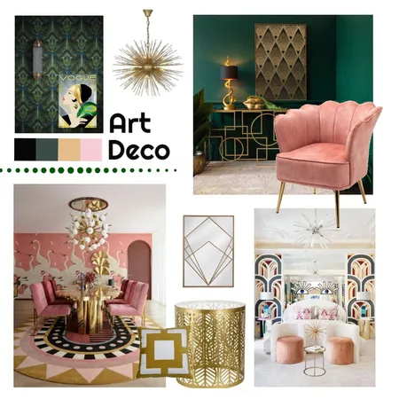 Art Deco Moodboard2 Interior Design Mood Board by KyraLindelauf on Style Sourcebook