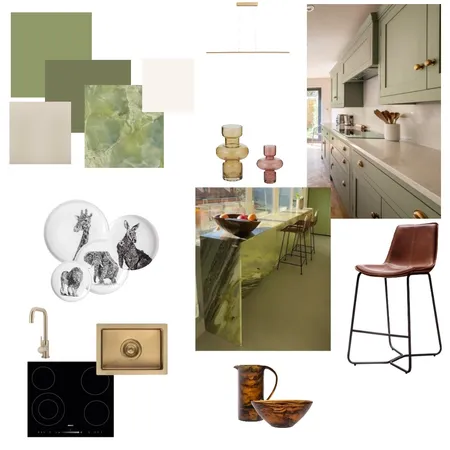 Green Cucina Interior Design Mood Board by Suani Madeline on Style Sourcebook