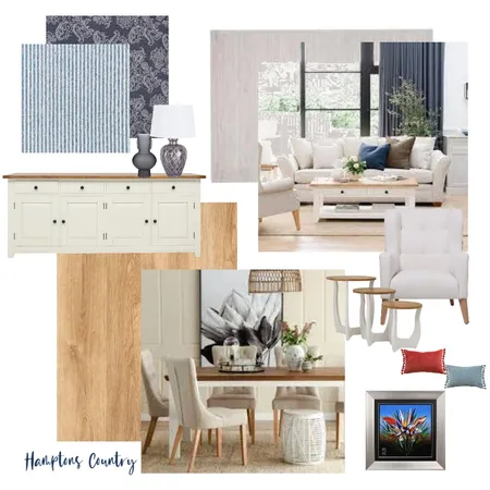 Hamptons Country Interior Design Mood Board by Oz Design on Style Sourcebook