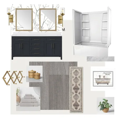 Spohr Hall Bath Remodel Interior Design Mood Board by TaraJSpohr on Style Sourcebook