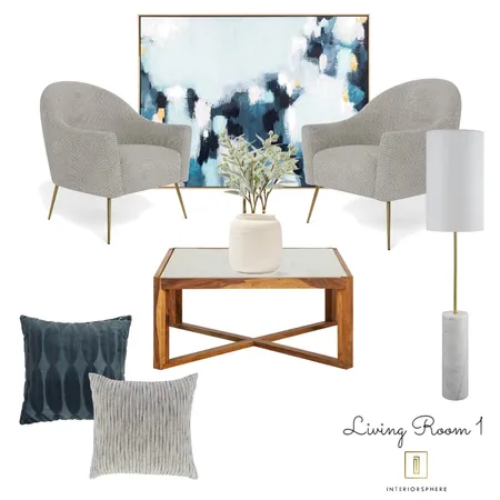 Living Space 1 Interior Design Mood Board by jvissaritis on Style Sourcebook