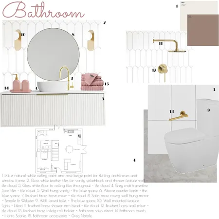 Module 9 - Bathroom Interior Design Mood Board by Jackie.e on Style Sourcebook