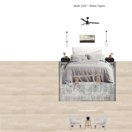 Master Suite - Modern Organic (Malaki - Perry - Boucle Chair) Interior Design Mood Board by Casa Macadamia on Style Sourcebook