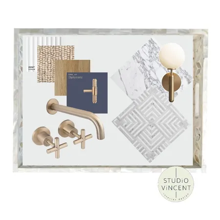 Powder room Interior Design Mood Board by Studio Vincent on Style Sourcebook