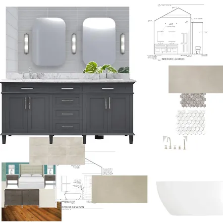 Fleming Master Bath Interior Design Mood Board by A_Osborn on Style Sourcebook