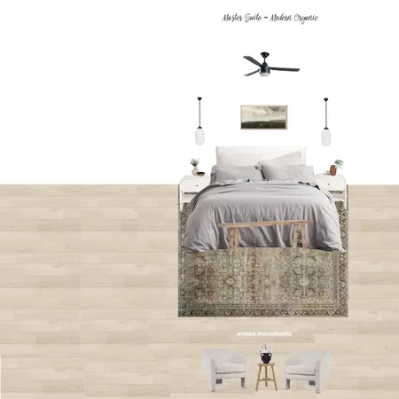 Master Suite - Modern Organic (Layla- Perry White- Boucle Chair) Interior Design Mood Board by Casa Macadamia on Style Sourcebook