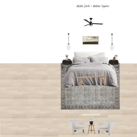 Master Suite - Modern Organic (Wynter - Perry Black - Boucle Chair) Interior Design Mood Board by Casa Macadamia on Style Sourcebook