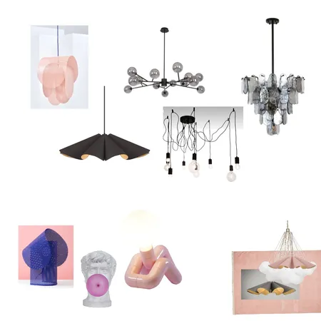 Kate Thomson dining lighting options Interior Design Mood Board by Little Design Studio on Style Sourcebook