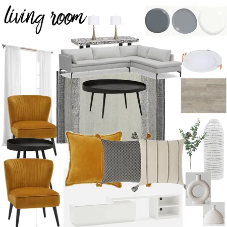 living room Interior Design Mood Board by mena obaidi on Style Sourcebook