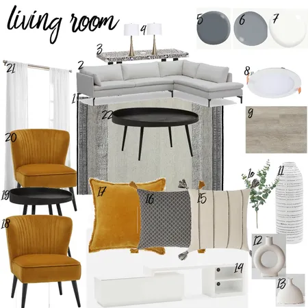 living room Interior Design Mood Board by mena obaidi on Style Sourcebook