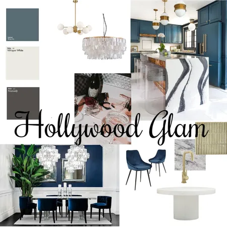 Module 3 Part A Mood Board 2 Hollywood Glam 2 Interior Design Mood Board by Bianca Strahan on Style Sourcebook