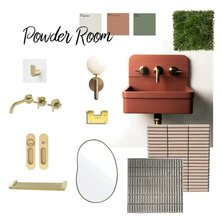 Powder Room Merrijig Interior Design Mood Board by Sheds on Style Sourcebook