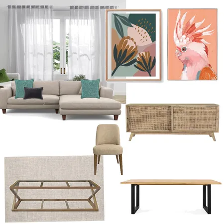 Family Room Interior Design Mood Board by sar.a.pro on Style Sourcebook