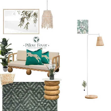 Green boho Interior Design Mood Board by bon_ana on Style Sourcebook