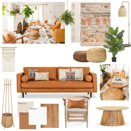 Boho living Interior Design Mood Board by Priyanshi on Style Sourcebook