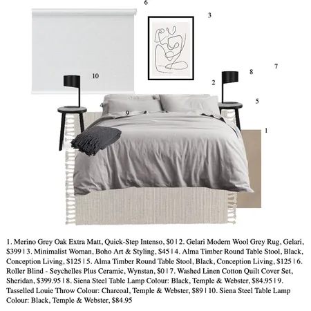 Second Bedroom Interior Design Mood Board by chaneldaeffler on Style Sourcebook