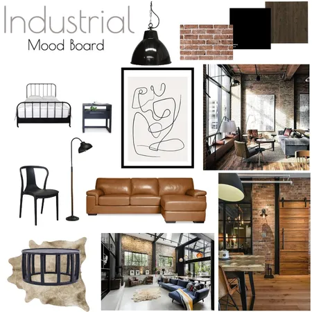 Industrial Mood Board.V2 Interior Design Mood Board by emilybover on Style Sourcebook