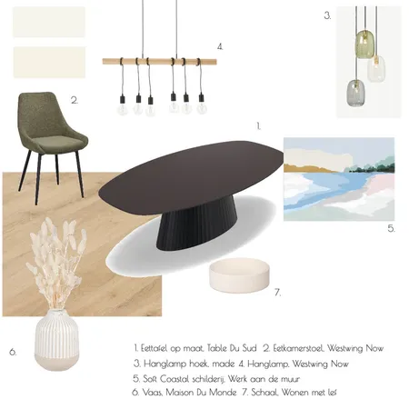 Eetkamer Sampleboard JJ Interior Design Mood Board by JolienDelestinne on Style Sourcebook