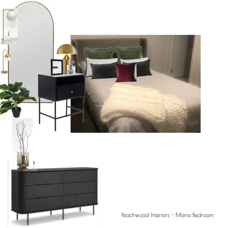Maria - Bedroom Interior Design Mood Board by Peachwood Interiors on Style Sourcebook